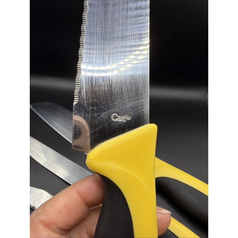 CAT Brand Kitchen Knives From Kutmaster. Butcher, Chef, Utility And Paring. Used